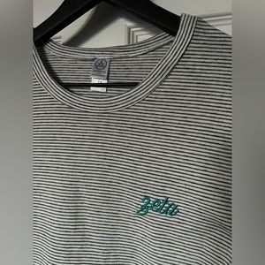 Black and White Striped “Zeta” Tee